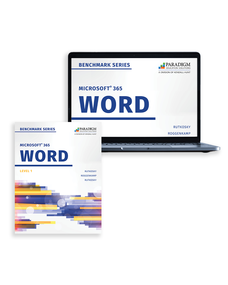 benchmark-series-microsoft-word-365-level-1-paradigm-education